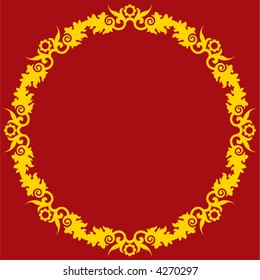 decorative floral frame