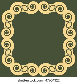 decorative floral frame