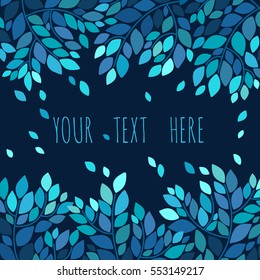 Decorative floral frame