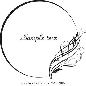 decorative floral frame