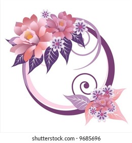 decorative floral frame