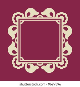 decorative floral frame