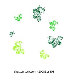 Decorative floral frames with green leaves and branches in watercolor style. Hand painted plants, branches, leaves on white background. Watercolor style.