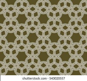 decorative floral geometric seamless pattern. vector illustration. for Valentine's day, Wedding, greeting invitations.