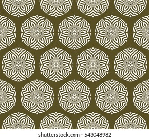 decorative floral geometric seamless pattern. vector illustration. for Valentine's day, Wedding, greeting invitations.