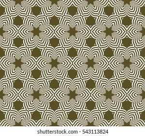 decorative floral geometric seamless pattern. vector illustration. for Valentine's day, Wedding, greeting invitations.