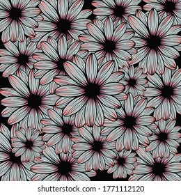 Decorative floral illustration design background 