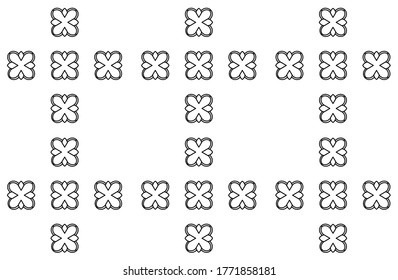 Decorativo patrón monocromo floral sin fisuras en estilo moderno damasco ornamental. Diseño elegante de la superficie de tejas vectoriales. Negro ornamentado sobre fondo de color