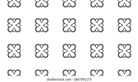 Decorative floral monohrome seamless pattern in ornamental damask modern style. Vector elegant tile surface design. Black ornate on white background