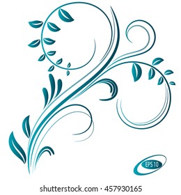Decorative floral ornament