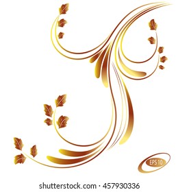Decorative floral ornament