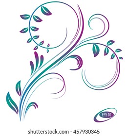 Decorative floral ornament