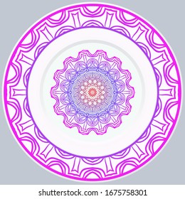 Decorative Floral Ornament. Illustration. For Coloring Book, Greeting Card, Invitation, Tattoo. Anti-Stress Therapy Pattern. Vector