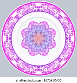 Decorative Floral Ornament. Illustration. For Coloring Book, Greeting Card, Invitation, Tattoo. Anti-Stress Therapy Pattern. Vector