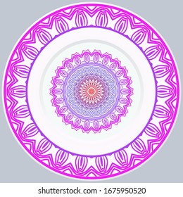 Decorative Floral Ornament. Illustration. For Coloring Book, Greeting Card, Invitation, Tattoo. Anti-Stress Therapy Pattern. Vector