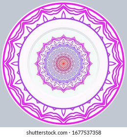 Decorative Floral Ornament. Illustration. For Coloring Book, Greeting Card, Invitation, Tattoo. Anti-Stress Therapy Pattern. Vector