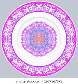 Decorative Floral Ornament. Illustration. For Coloring Book, Greeting Card, Invitation, Tattoo. Anti-Stress Therapy Pattern. Vector