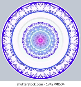 Decorative Floral Ornament. Illustration. For Coloring Book, Greeting Card, Invitation, Tattoo. Anti-Stress Therapy Pattern. Vector