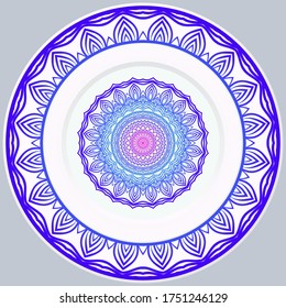 Decorative Floral Ornament. Illustration. For Coloring Book, Greeting Card, Invitation, Tattoo. Anti-Stress Therapy Pattern. Vector