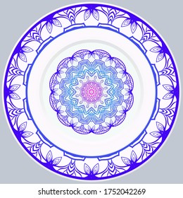 Decorative Floral Ornament. Illustration. For Coloring Book, Greeting Card, Invitation, Tattoo. Anti-Stress Therapy Pattern. Vector