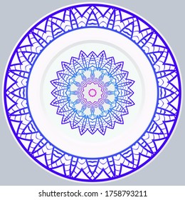 Decorative Floral Ornament. Illustration. For Coloring Book, Greeting Card, Invitation, Tattoo. Anti-Stress Therapy Pattern. Vector