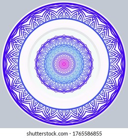Decorative Floral Ornament. Illustration. For Coloring Book, Greeting Card, Invitation, Tattoo. Anti-Stress Therapy Pattern. Vector