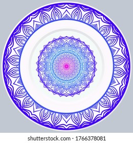 Decorative Floral Ornament. Illustration. For Coloring Book, Greeting Card, Invitation, Tattoo. Anti-Stress Therapy Pattern. Vector