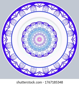 Decorative Floral Ornament. Illustration. For Coloring Book, Greeting Card, Invitation, Tattoo. Anti-Stress Therapy Pattern. Vector