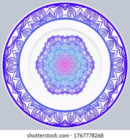 Decorative Floral Ornament. Illustration. For Coloring Book, Greeting Card, Invitation, Tattoo. Anti-Stress Therapy Pattern. Vector