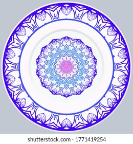 Decorative Floral Ornament. Illustration. For Coloring Book, Greeting Card, Invitation, Tattoo. Anti-Stress Therapy Pattern. Vector