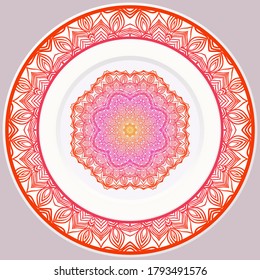 Decorative Floral Ornament. Illustration. For Coloring Book, Greeting Card, Invitation, Tattoo. Anti-Stress Therapy Pattern. Vector