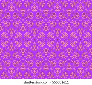 decorative floral ornament. modern pattern. seamless vector illustration. for interior design, textile, wallpape