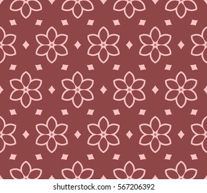 decorative floral ornament. modern pattern. seamless vector illustration. for interior design, textile, wallpaper, decor, fabric