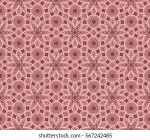 decorative floral ornament. modern pattern. seamless vector illustration. for interior design, textile, wallpaper, decor, fabric