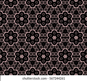decorative floral ornament. modern pattern. seamless vector illustration. for interior design, textile, wallpaper, decor, fabric