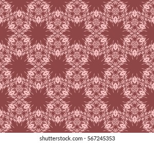 decorative floral ornament. modern pattern. seamless vector illustration. for interior design, textile, wallpaper, decor, fabric