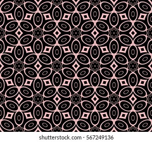 decorative floral ornament. modern pattern. seamless vector illustration. for interior design, textile, wallpaper, decor, fabric