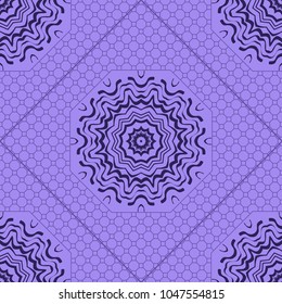 Decorative floral ornament. seamless pattern. vector illustration. Arabic, Indian, motif. for interior design, wallpaper, invitation