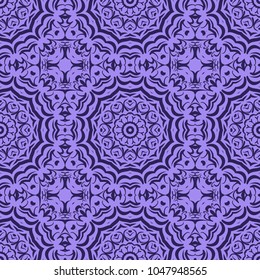 Decorative floral ornament. seamless pattern. vector illustration. Tribal Ethnic Arabic, Indian, motif. for interior design, wallpaper