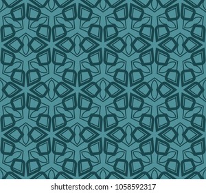 Decorative floral ornament. seamless pattern. vector illustration. Tribal Ethnic Arabic, Indian, motif. for interior design, wallpaper and flower symbol.