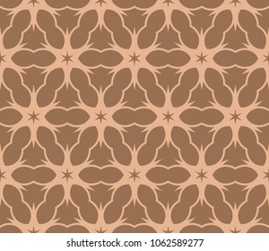 Decorative floral ornament. seamless pattern. vector illustration. Tribal Ethnic Arabic, Indian, motif. for interior design, wallpaper and flower symbol.