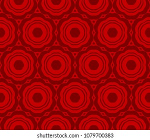 Decorative floral ornament. seamless pattern. vector illustration. Tribal Ethnic Arabic, Indian, motif. for interior design, wallpaper, decor ornament.