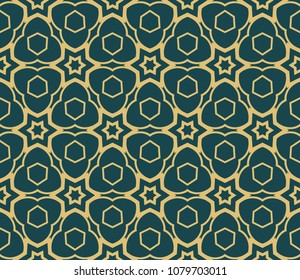 Decorative floral ornament. seamless pattern. vector illustration. Tribal Ethnic Arabic, Indian, motif. for interior design, wallpaper, decor ornament.