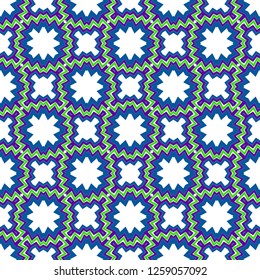 Decorative Floral Ornament. Seamless Pattern. Vector Illustration. Tribal Ethnic Arabic, Indian, Motif. For Interior Design, Wallpaper.
