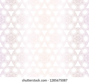 Decorative Floral Ornament. Seamless Pattern. Vector Illustration. Tribal Ethnic Arabic, Indian, Motif. For Interior Design, Wallpaper.