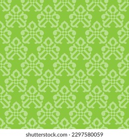 Decorative floral ornament seamless pattern vector illustration.