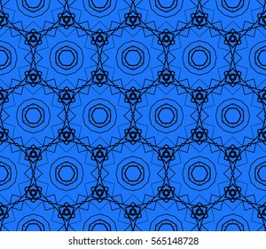 Decorative floral ornament. seamless pattern. vector illustration. for interior design, wallpaper, invitation