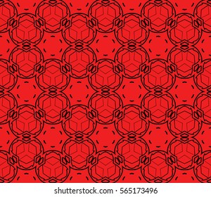 Decorative floral ornament. seamless pattern. vector illustration. for interior design, wallpaper, invitation