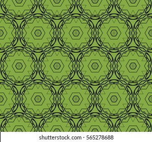 Decorative floral ornament. seamless pattern. vector illustration. for interior design, wallpaper, invitation