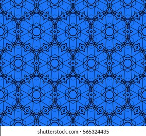Decorative floral ornament. seamless pattern. vector illustration. for interior design, wallpaper, invitation